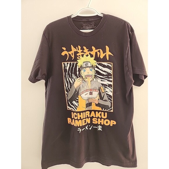 Naruto Shippuden Mens' Anime Shirt Ichiraku Ramen Shop Adult T-Shirt - Picture 2 of 4